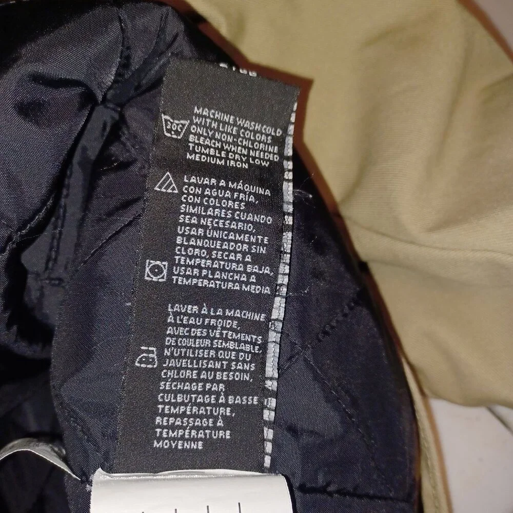 Dickies Mens Eisenhower Beige Quilt Lined Jacket Size 2XLL Front Zip 3 Pockets - Picture 8 of 11